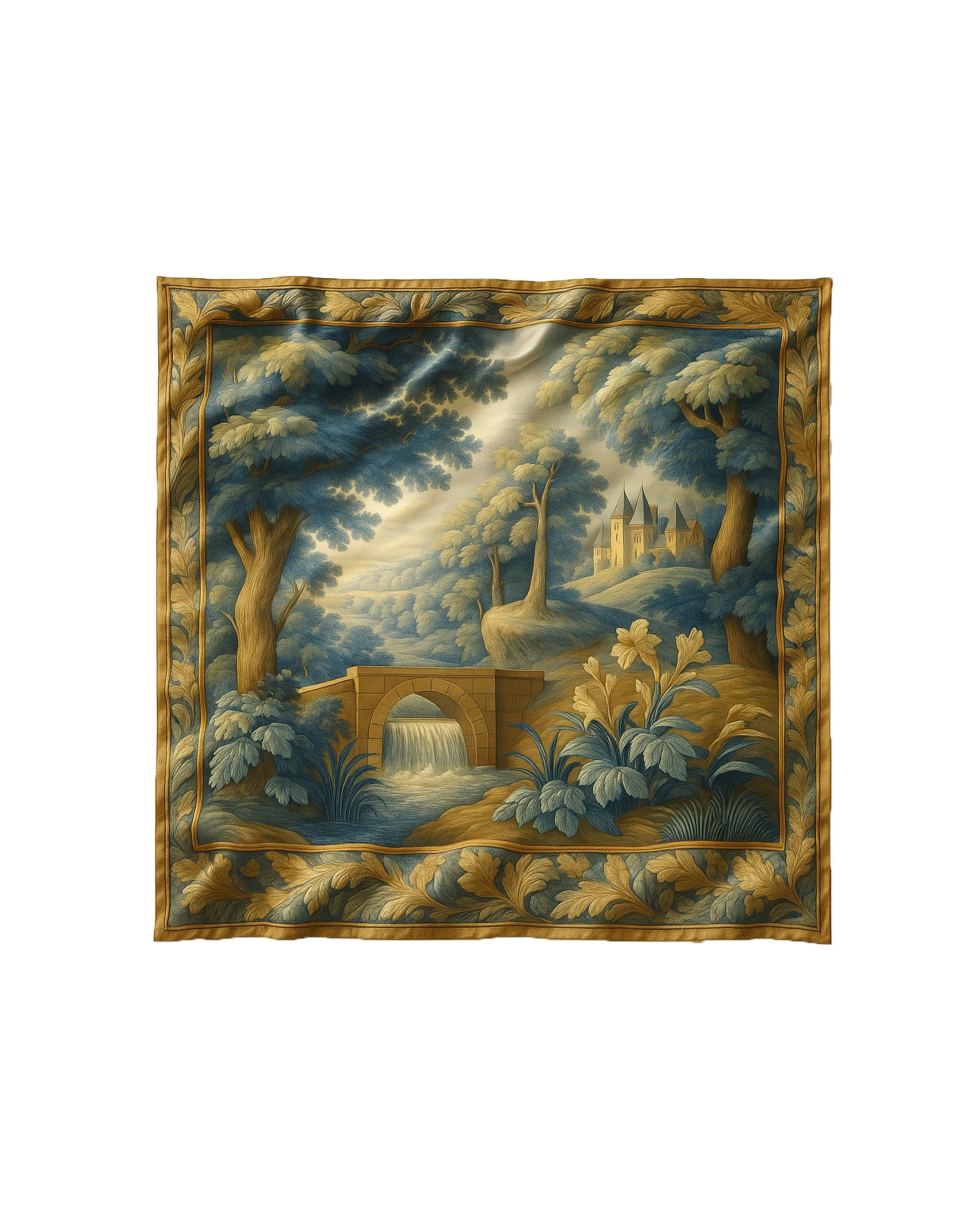 Silk Felthoria Scarf [35 x 35cm]